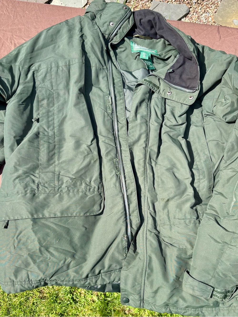 LL Bean Green Men's Outdoor WINTER Jacket - Unbranded
